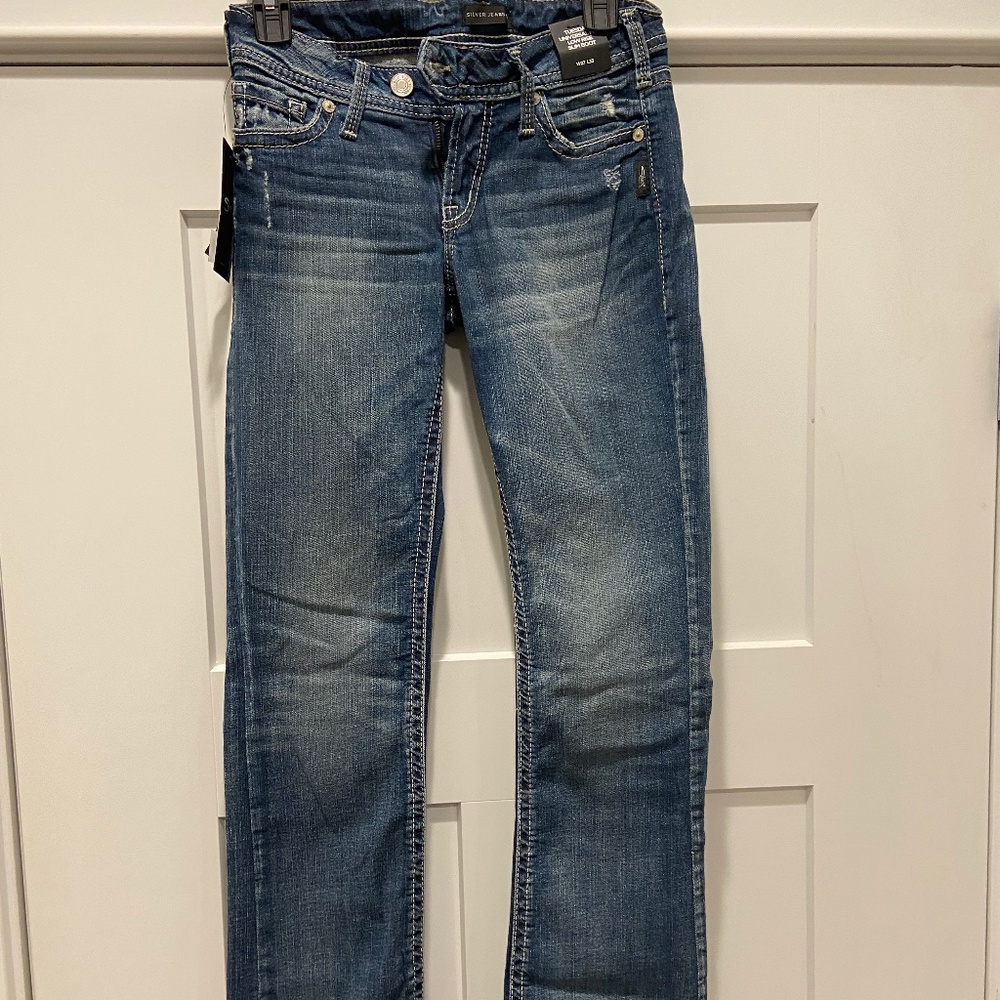 Silver Jeans Tuesday Low Rise Slim Boot W27 L33